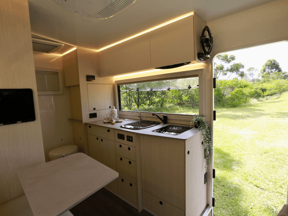 Motorhome habitation living space